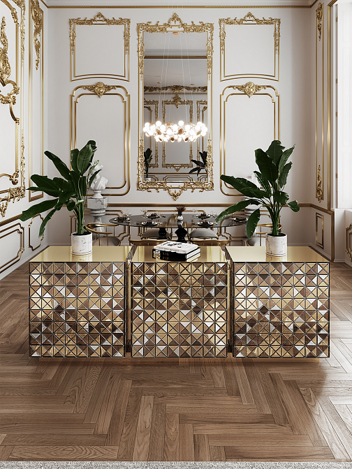 Комод Boca do Lobo Pixel Anodized - фото-6 | interior market