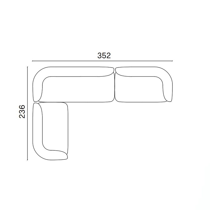 Модульный диван Novamobili Blossom - фото-2 | interior market