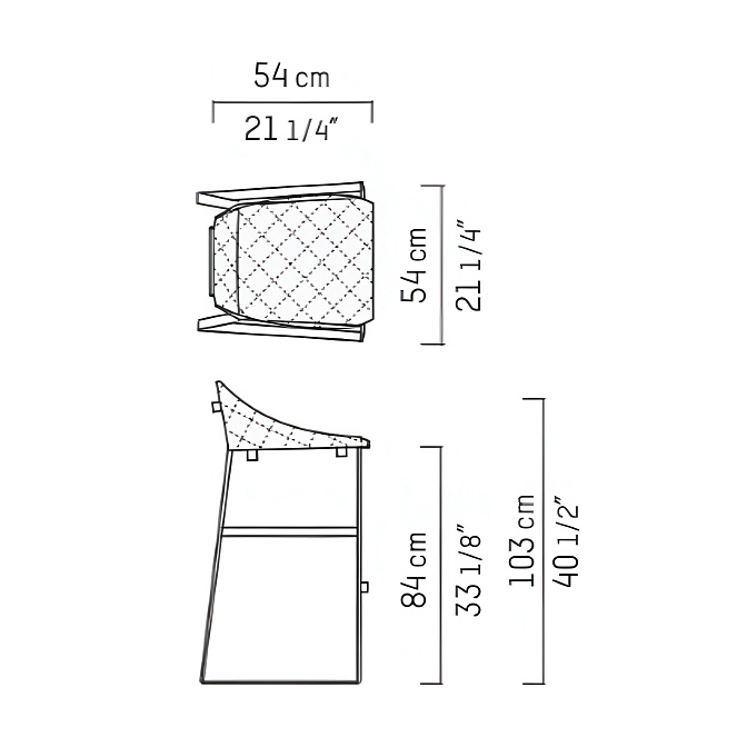 Барный стул Studio Piet Boon KEKKE - фото-5 | interior market