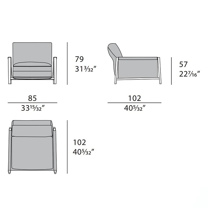 Кресло Turri Kyma - фото-6 | interior market