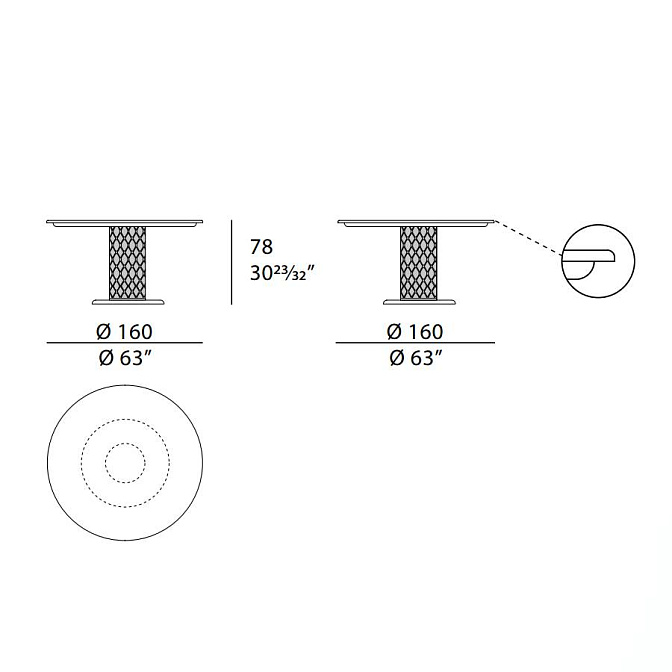 Стол обеденный Turri Numero tre - фото-4 | interior market
