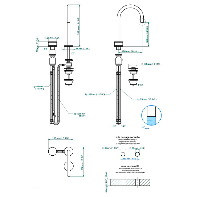 Смеситель для раковины THG Yoko Color - фото-2 | interior market