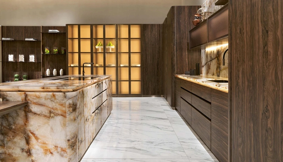 Кухня c островом Visionnaire By Ipe Cavalli Villa d'Este - фото-10 | interior market