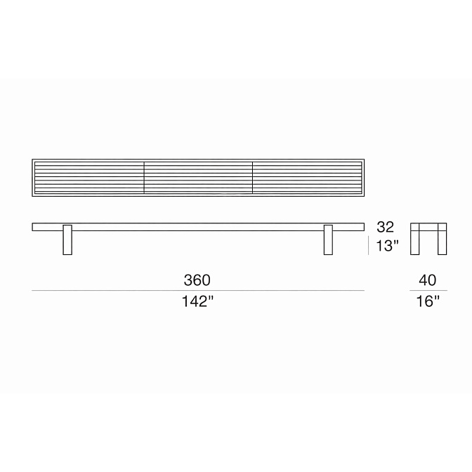 Банкетка Paola lenti Toku - фото-3 | interior market