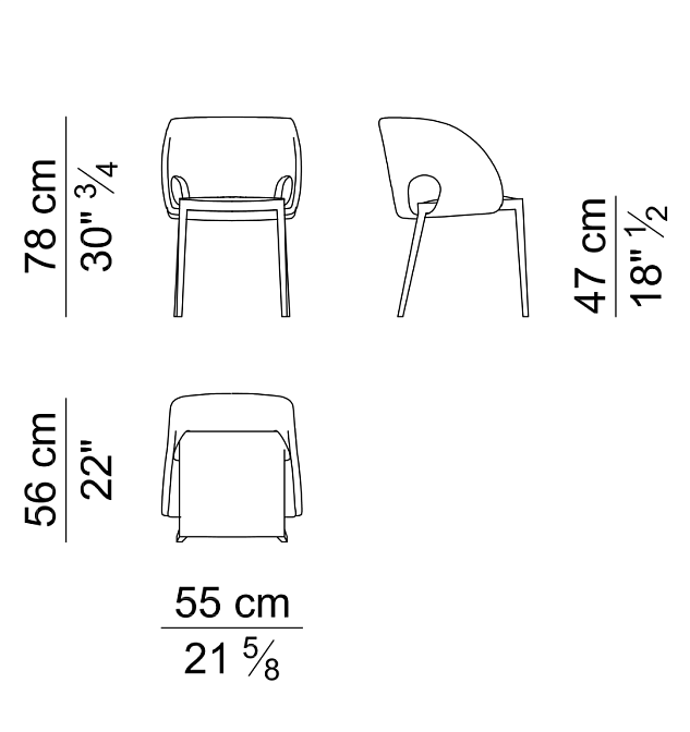 Стул i4Mariani VOILE - фото-5 | interior market