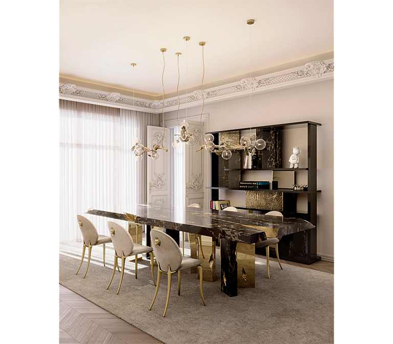 Обеденный стол Boca do Lobo Empire Portoro Dining Table - фото-8 | interior market