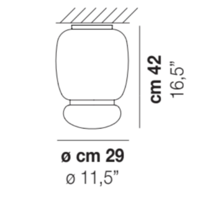 Потолочный светильник  Vistosi FARO - фото-3 | interior market