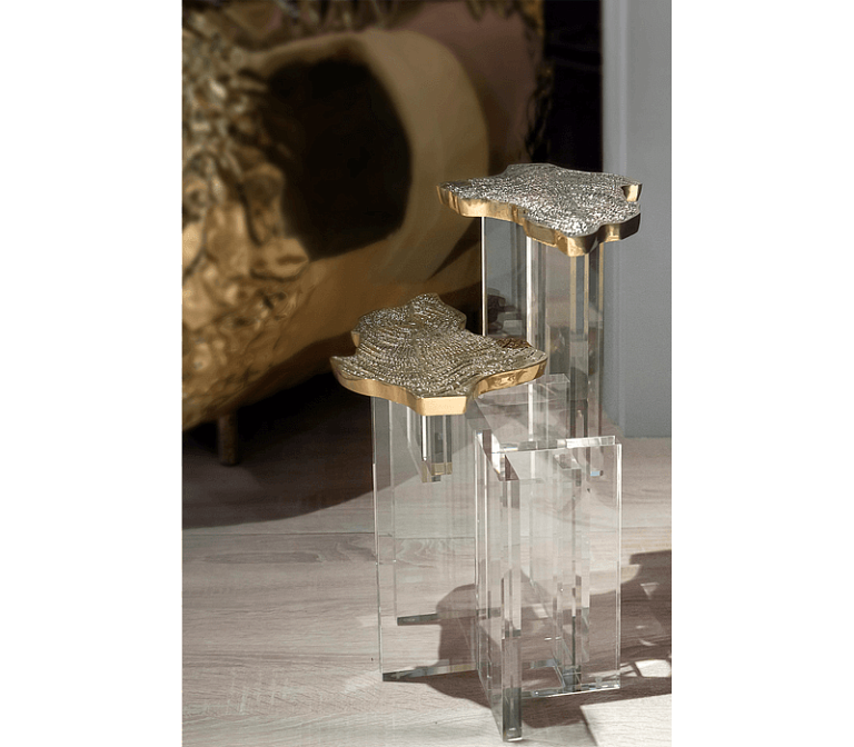 Журнальный столик Boca do Lobo Monet Gold Side Table - фото-5 | interior market