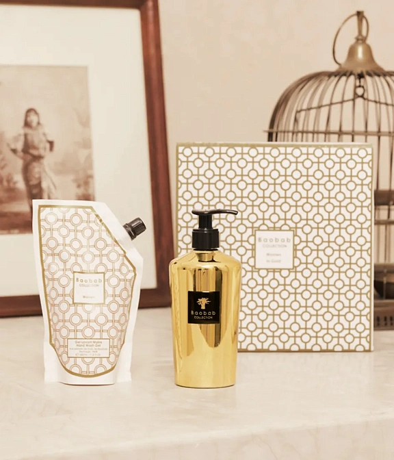 Набор: моющий гель для рук Baobab WOMEN IN GOLD 350 мл + рефилл 35 мл - фото-3 | interior market