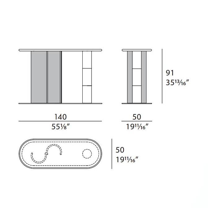 Консоль Turri Nook - фото-5 | interior market