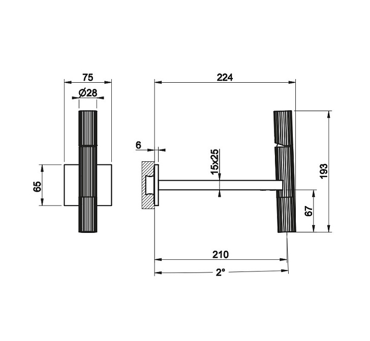 Смеситель для раковины Gessi Incastri - фото-2 | interior market