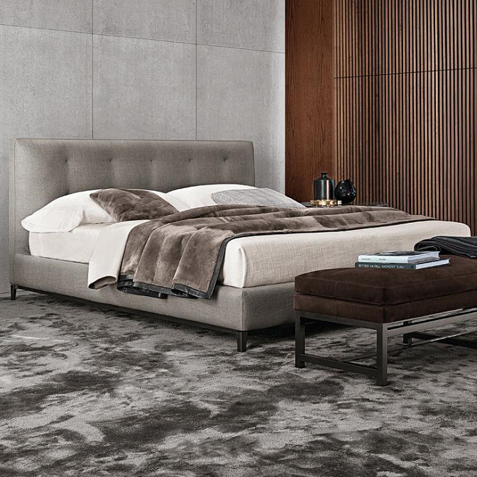 Кровать Minotti Andersen quilt letto - фото-1 | interior market