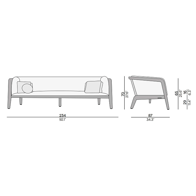 Диван для улицы Manutti Sunrise - фото-2 | interior market