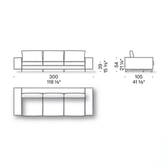 Диван De Padova Landscape 25 - фото-7 | interior market