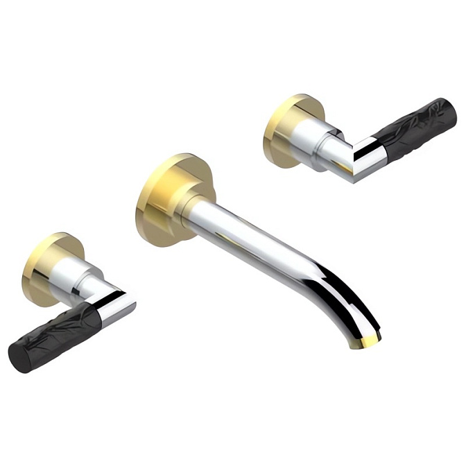 Смеситель встраиваемый THG Bambou Black Crystal - фото-1 | interior market