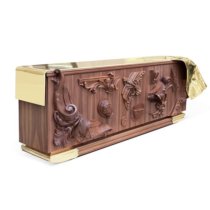 Комод Boca do Lobo Voltaire Walnut - фото-2 | interior market