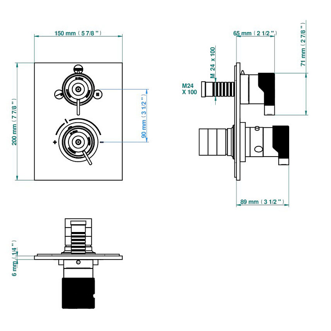 Смеситель THG ZOOM.7 - фото-2 | interior market