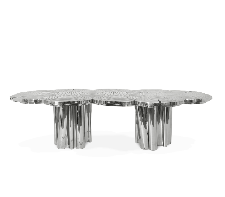 Обеденный стол Boca do Lobo Fortuna Inox Dining Table - фото-2 | interior market