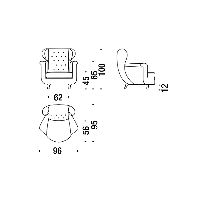 Кресло Moroso Papy Bergere - фото-4 | interior market