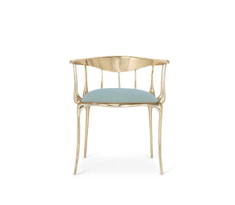 Обеденный стул Boca do Lobo Nº 11 Light Blue Chair - фото-2 | interior market