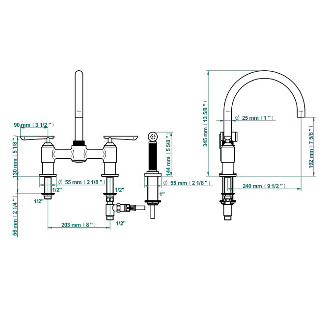 Смеситель для кухни THG Dean - фото-2 | interior market