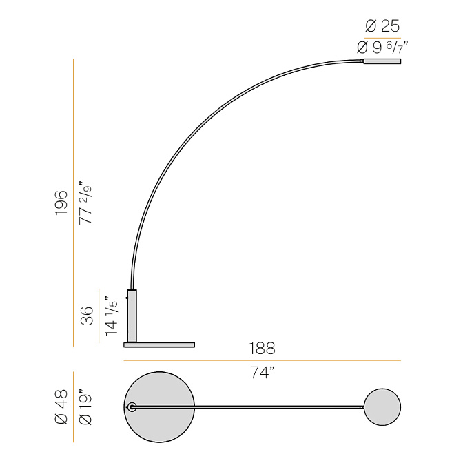 Торшер  Panzeri DIP - фото-6 | interior market