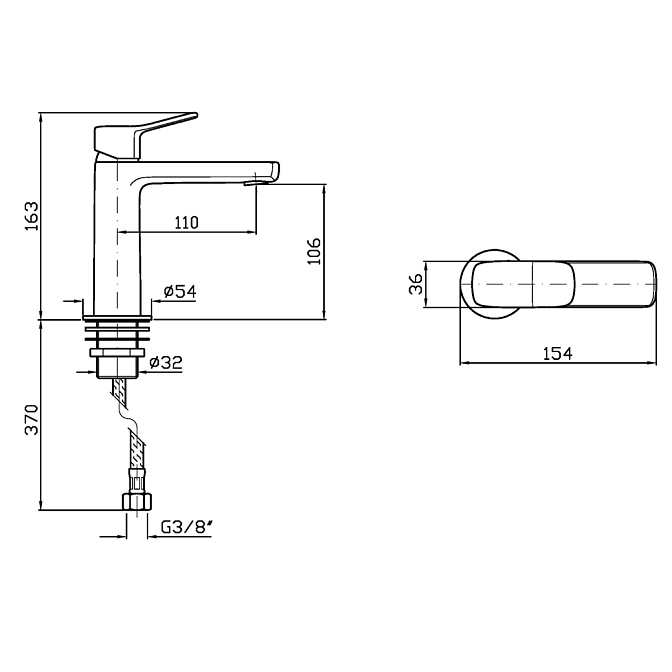 Смеситель для раковины Zucchetti  - фото-2 | interior market