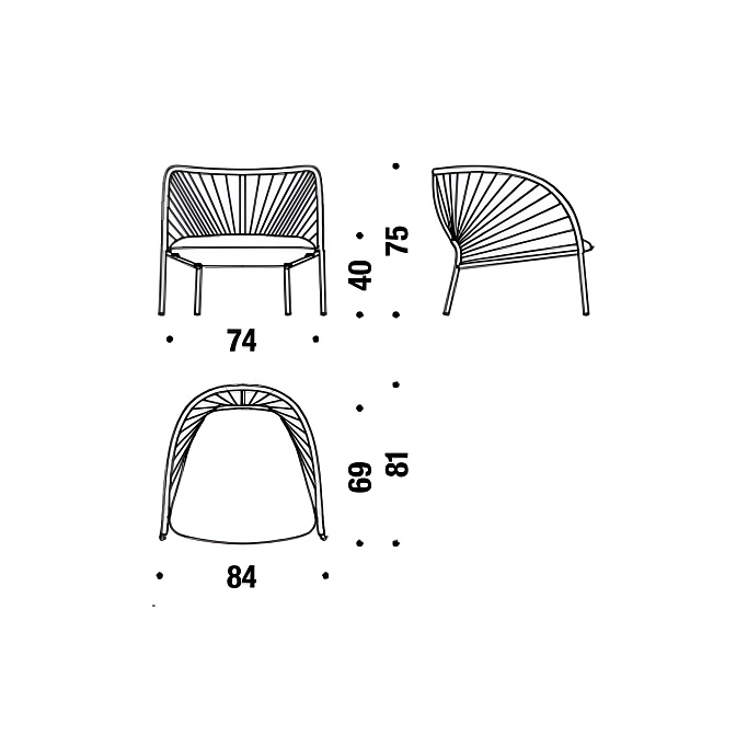 Кресло Moroso Yumi - фото-3 | interior market