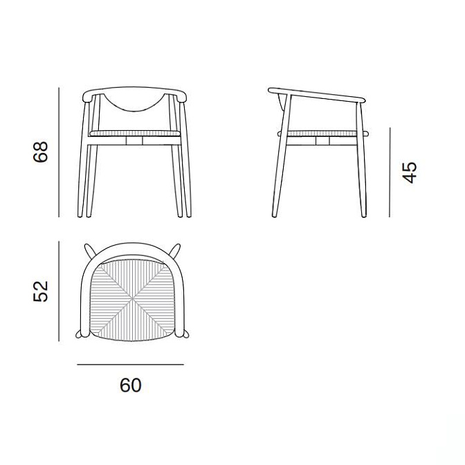 Обеденный стул Novamobili Rose - фото-2 | interior market