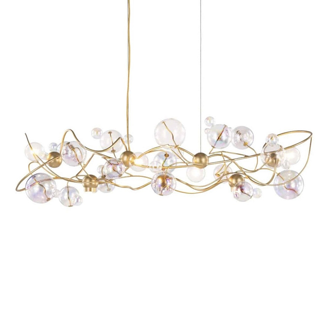 Потолочный светильник  Brand Van Egmond Bubbles Flow Hanging Lamp Long with Downlights - фото-1 | interior market
