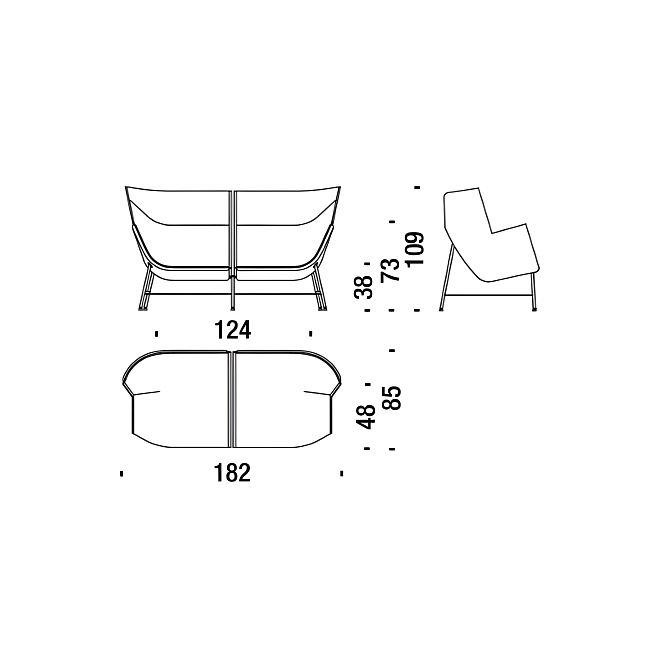 Диван Moroso Paper planes - фото-3 | interior market