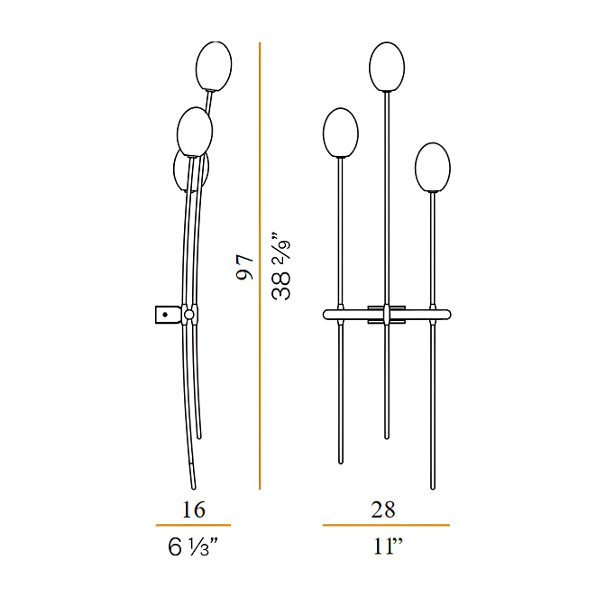 Бра Panzeri RORIS - фото-4 | interior market