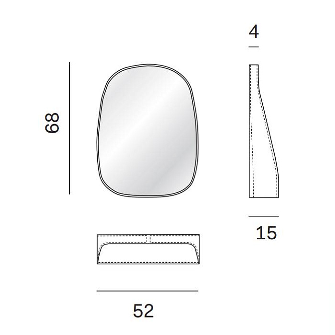 Зеркало Novamobili Flow - фото-4 | interior market