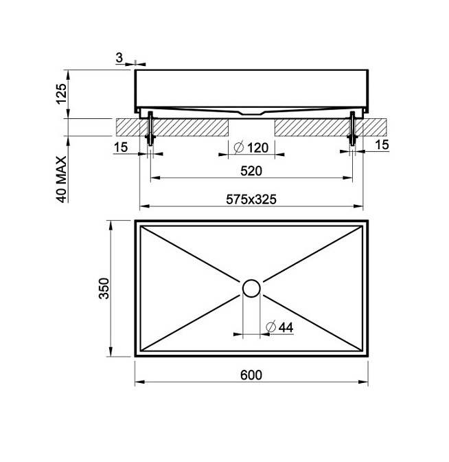 Раковина накладная Gessi ANELLO - фото-2 | interior market