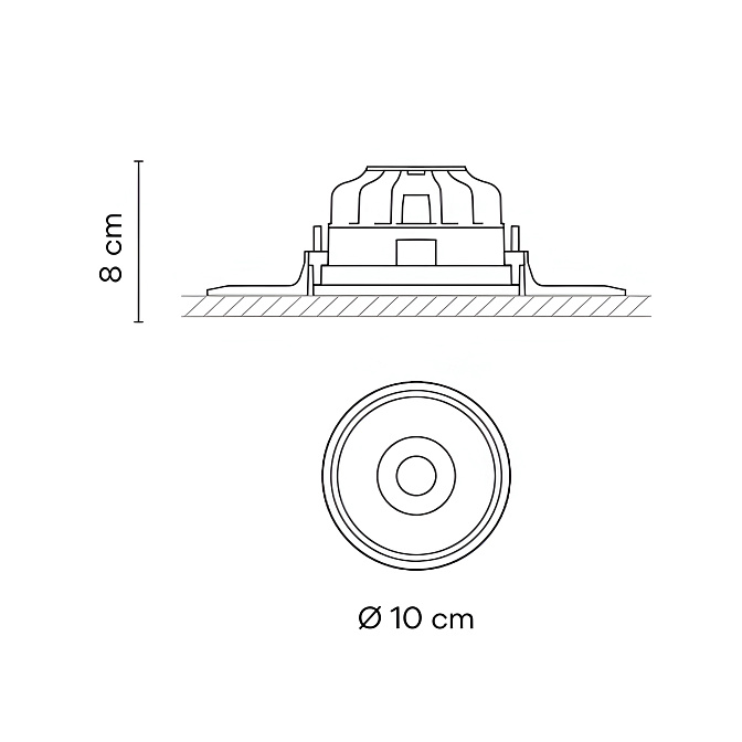 Потолочный светильник  Vibia Circle - фото-3 | interior market