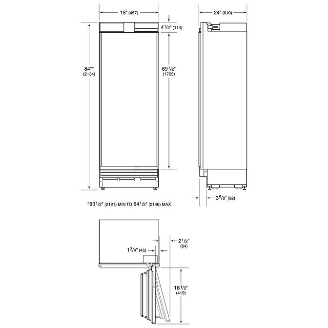 Морозильник Sub-Zero & Wolf ICBIC-18FI-LH - фото-3 | interior market