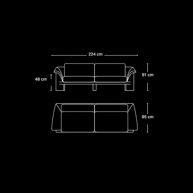 Диван Neutra La Grande Muraglia - фото-4 | interior market