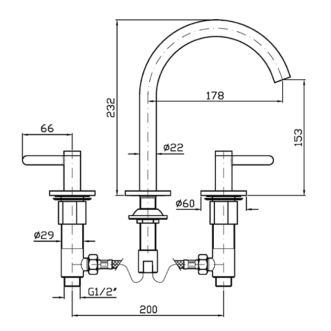 Смеситель для раковины Zucchetti  - фото-2 | interior market