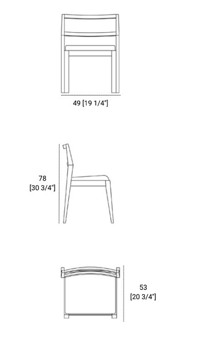 Обеденный стул Morelato Zero - фото-4 | interior market