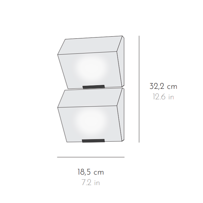 Бра Pierre Chareau Double bloc auvent 185 - фото-5 | interior market