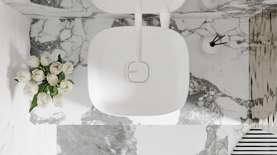 Раковина накладная глянцевая SALINI ORIENTE BOWL - фото-6 | interior market
