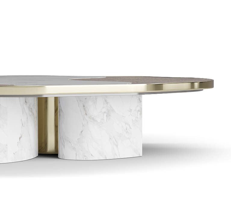 Журнальный столик Boca do Lobo Ophelia Calacatta Marble Center Table - фото-3 | interior market
