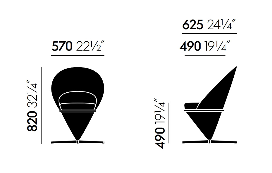 Стул Vitra Cone Chair - фото-4 | interior market