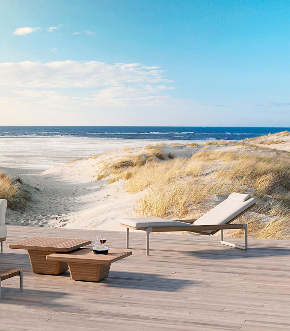 Шезлонг для улицы Manutti Flows - фото-3 | interior market