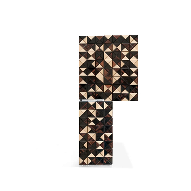 Шкаф Boca do Lobo Pixel Ii Walnut Cabinet - фото-4 | interior market