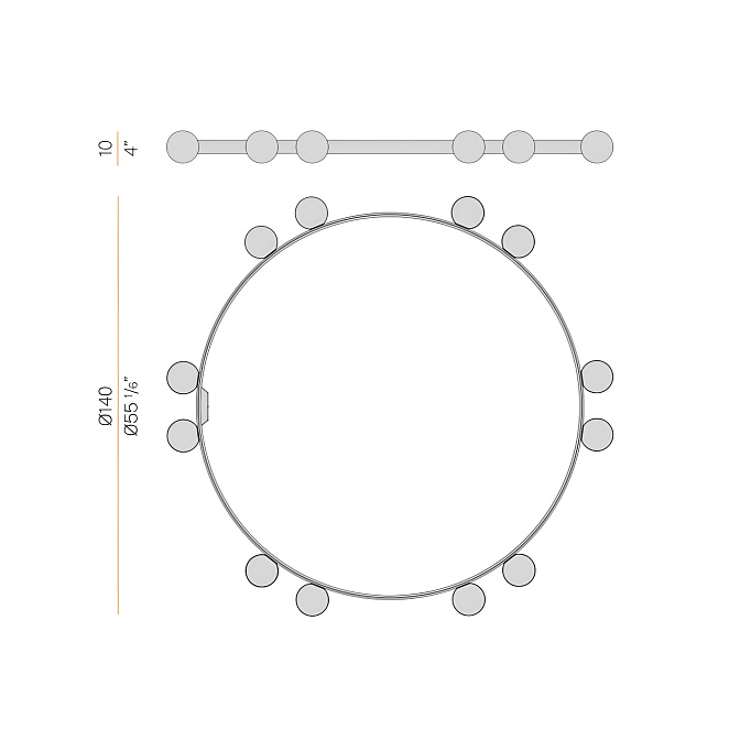 Потолочный светильник  Panzeri Murané R - фото-6 | interior market