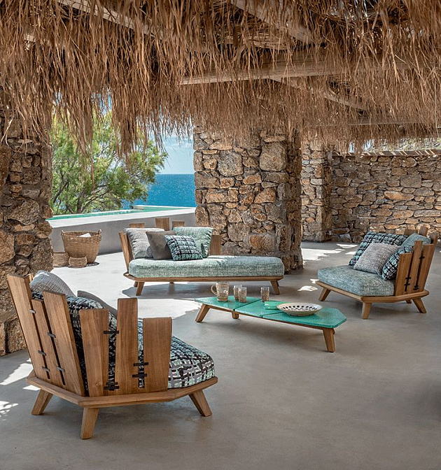 Кушетка для улицы Ethimo Rafael - фото-4 | interior market