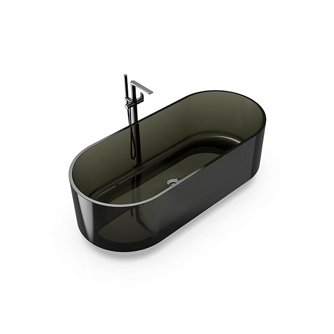 Knief 70003020 Ellipse shape Ванна 170x75x56 см, цвет Turmalin # 020 (Galaxy Black 0700-AL497-20) - фото-1 | interior market