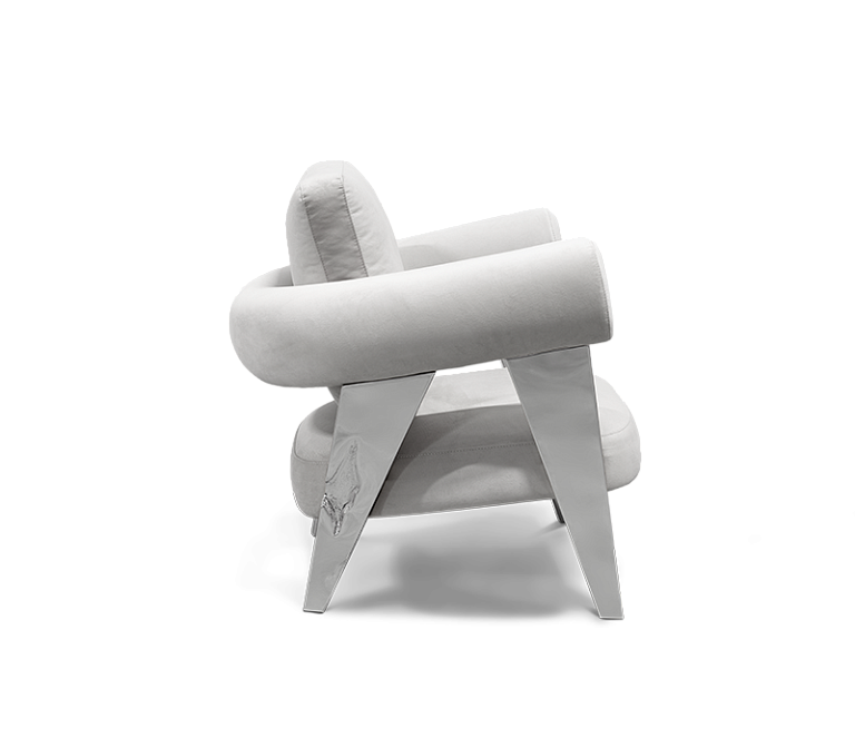 Кресло Boca do Lobo Ethereal Silver Armchair - фото-3 | interior market