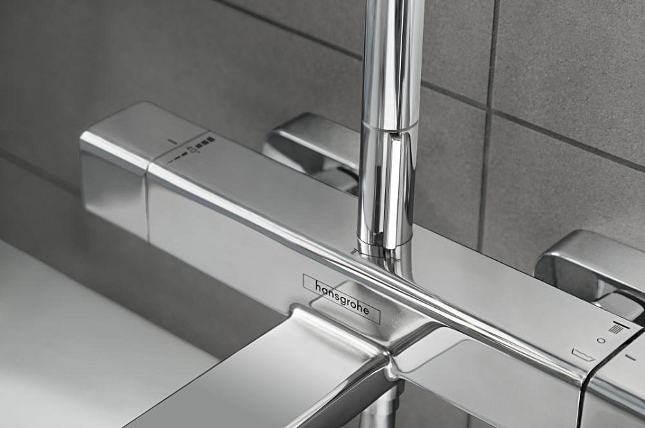 Смеситель для ванны HANSGROHE Croma E Showerpipe 280 1jet - фото-3 | interior market